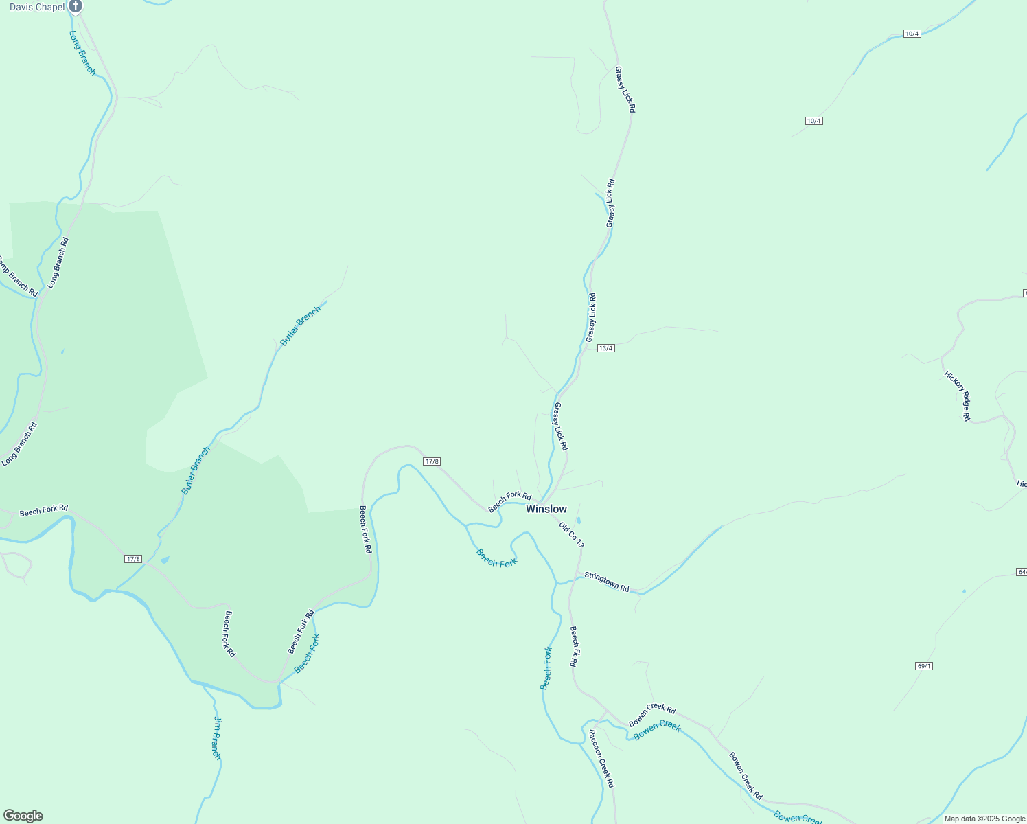 map of restaurants, bars, coffee shops, grocery stores, and more near Driveway in Barboursville