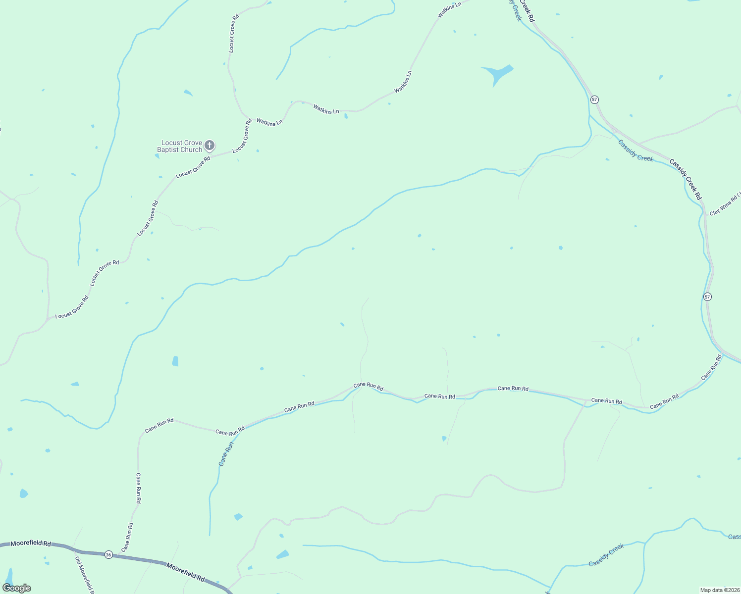 map of restaurants, bars, coffee shops, grocery stores, and more near 1502 Cane Run Road in Carlisle