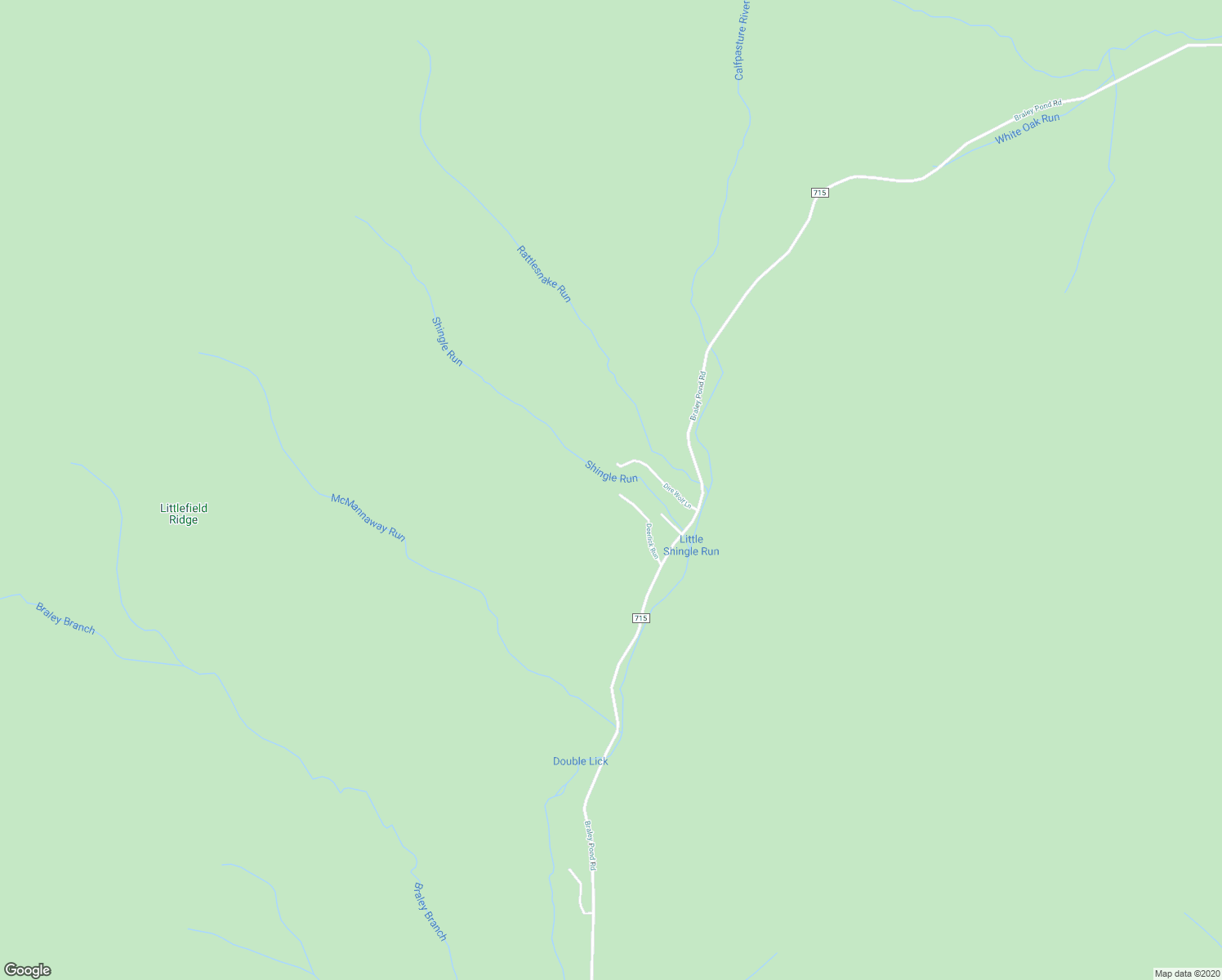map of restaurants, bars, coffee shops, grocery stores, and more near 82 Deerlick Run in West Augusta