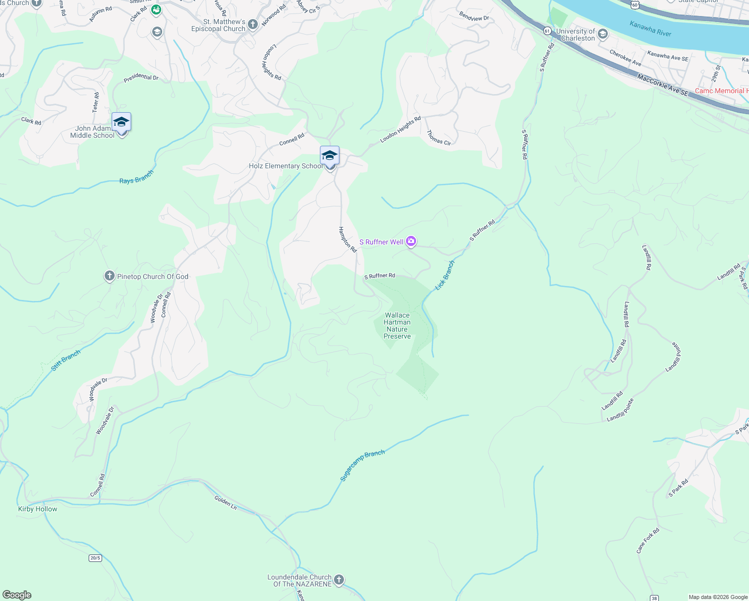 map of restaurants, bars, coffee shops, grocery stores, and more near 1403 Stonehenge Road in Charleston