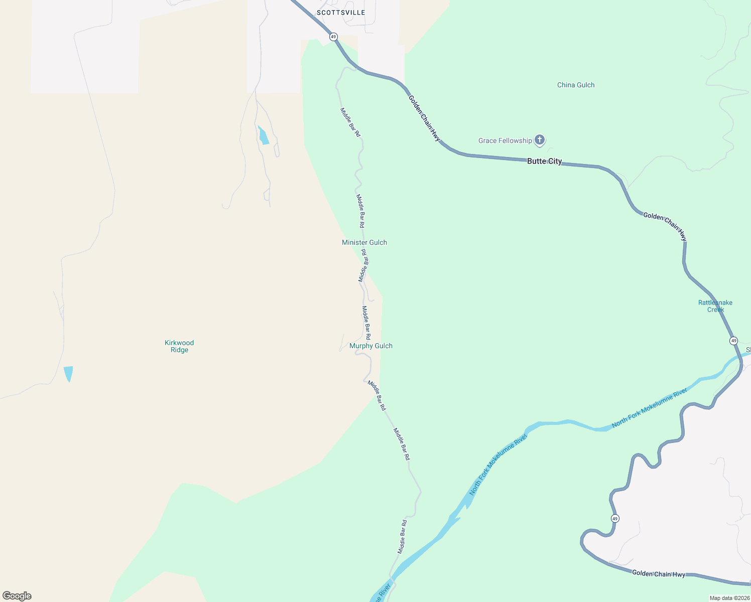 map of restaurants, bars, coffee shops, grocery stores, and more near 7300 Middle Bar Road in Jackson