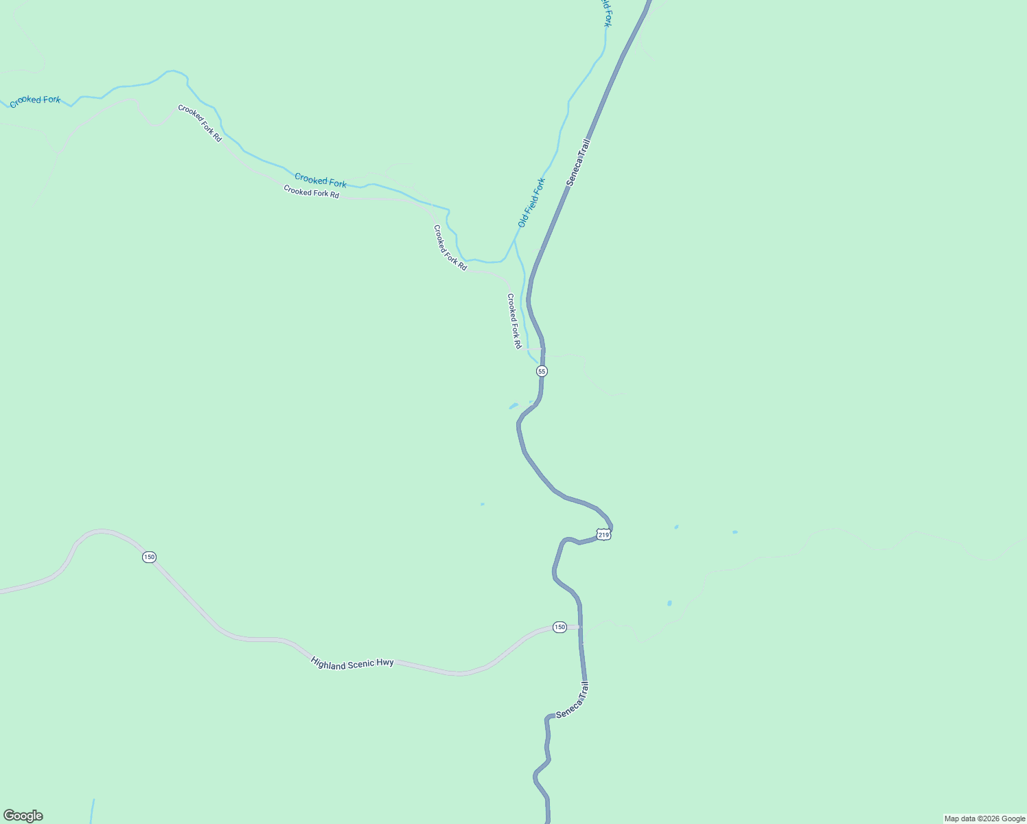 map of restaurants, bars, coffee shops, grocery stores, and more near 26337 Seneca Trail in Marlinton