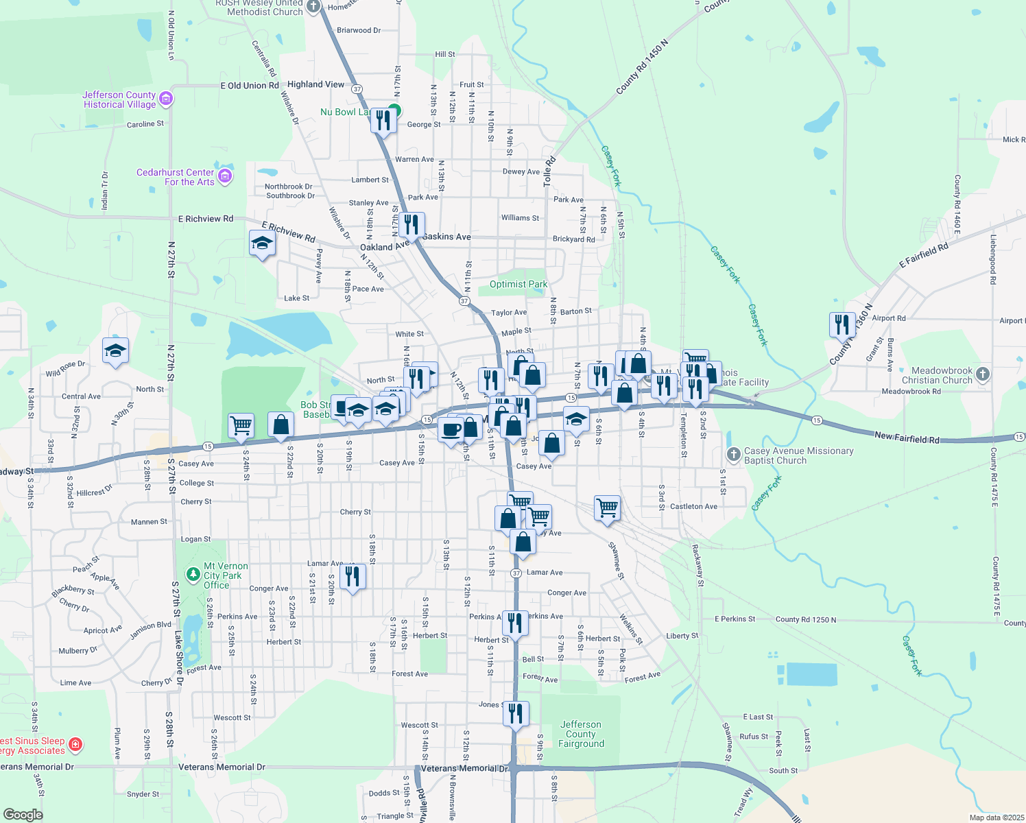 Mount Vernon IL Walk Score