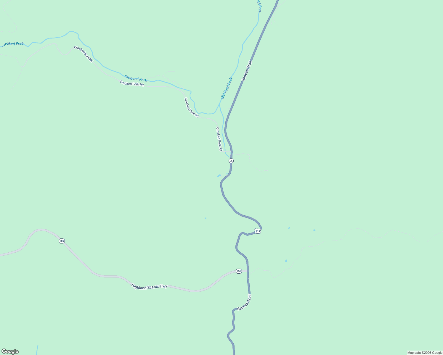 map of restaurants, bars, coffee shops, grocery stores, and more near 26337 Seneca Trail in Marlinton