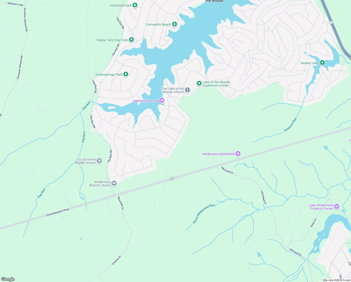 map of restaurants, bars, coffee shops, grocery stores, and more near 305 Monticello Circle in Locust Grove