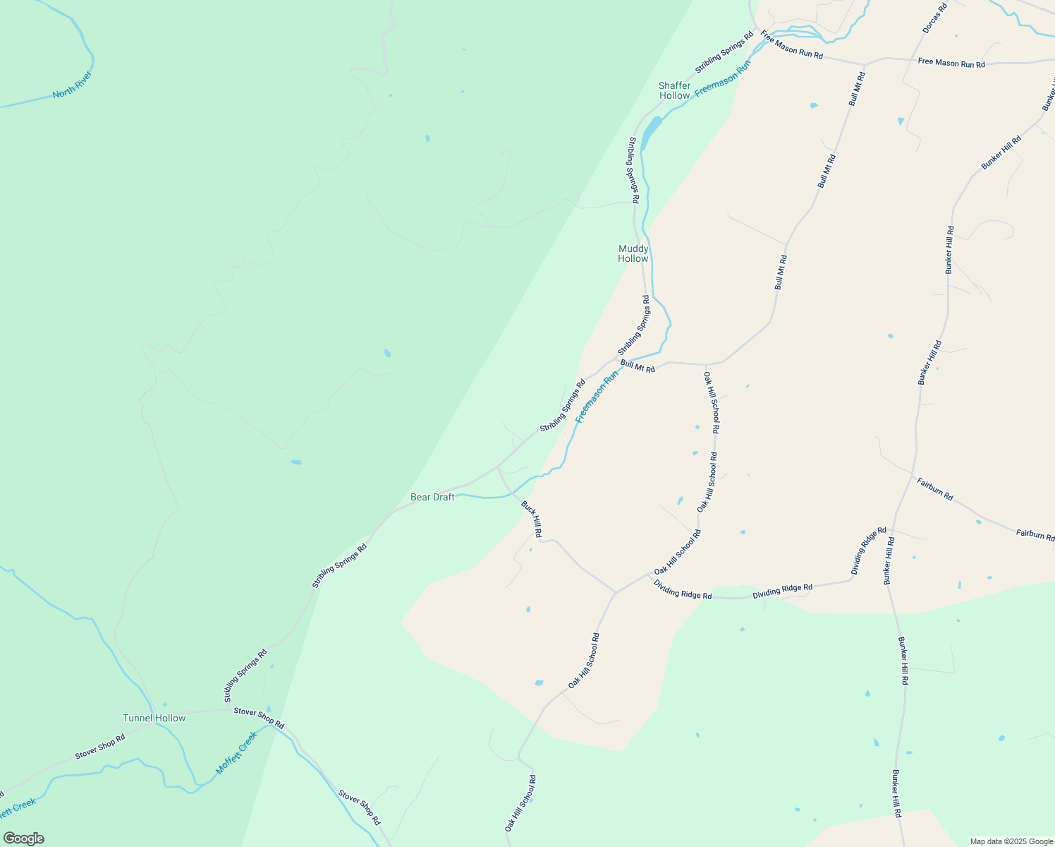map of restaurants, bars, coffee shops, grocery stores, and more near 558 Stribling Springs Road in Mount Solon
