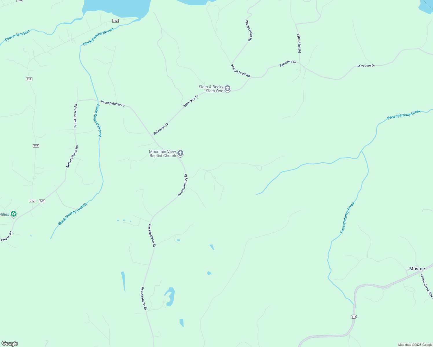 map of restaurants, bars, coffee shops, grocery stores, and more near 6513 Grogan Lane in King George