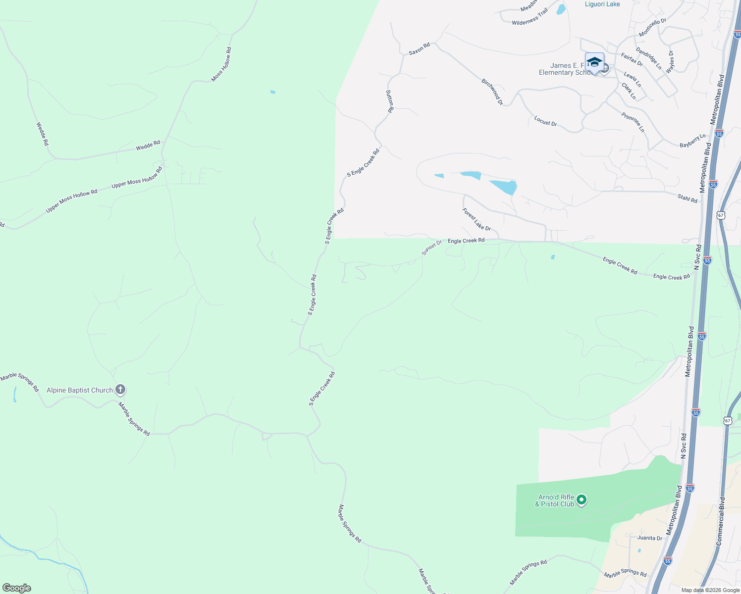 map of restaurants, bars, coffee shops, grocery stores, and more near 2489 Sunrise Drive in Barnhart