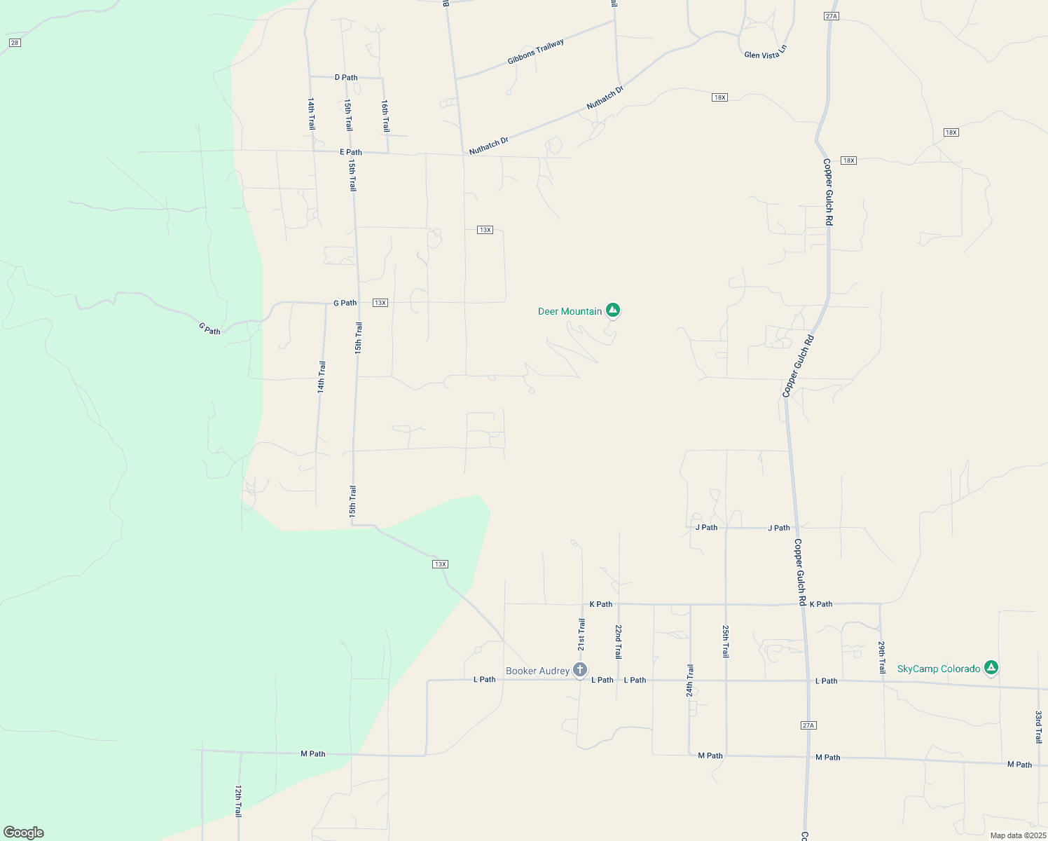 map of restaurants, bars, coffee shops, grocery stores, and more near 862 17th Trail in Cotopaxi