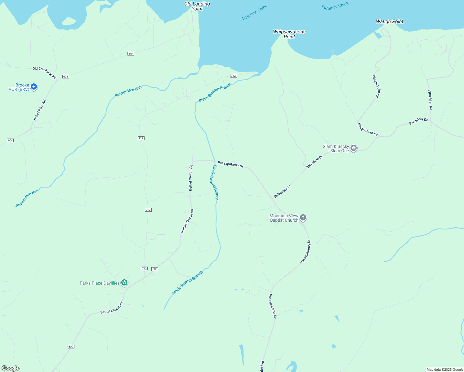 map of restaurants, bars, coffee shops, grocery stores, and more near 1243 Gobbler Lane in King George