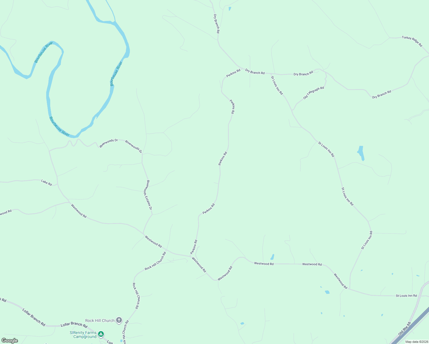 map of restaurants, bars, coffee shops, grocery stores, and more near 579 Perkins Road in Saint Clair