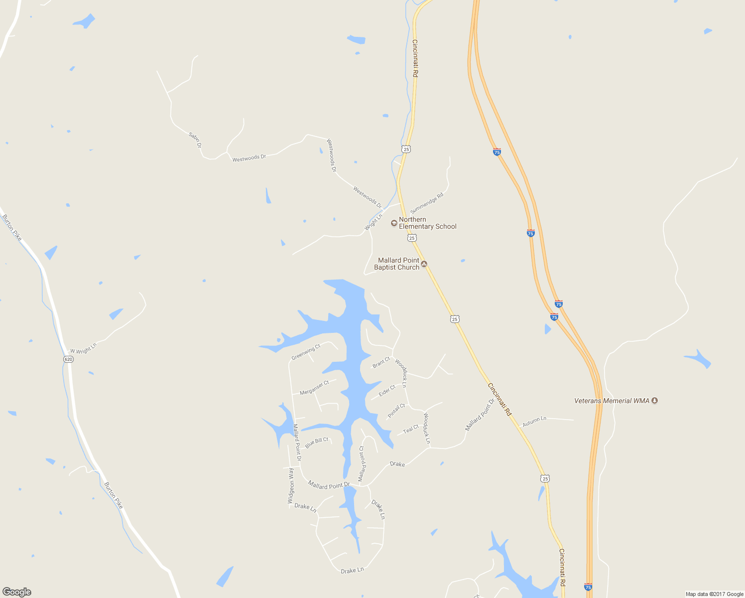 map of restaurants, bars, coffee shops, grocery stores, and more near 622 Woodduck Lane in Georgetown