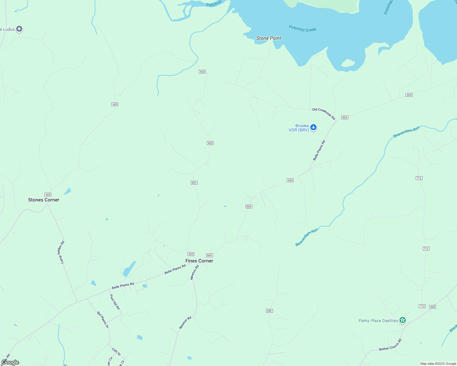 map of restaurants, bars, coffee shops, grocery stores, and more near 517 Belle Plains Road in Fredericksburg