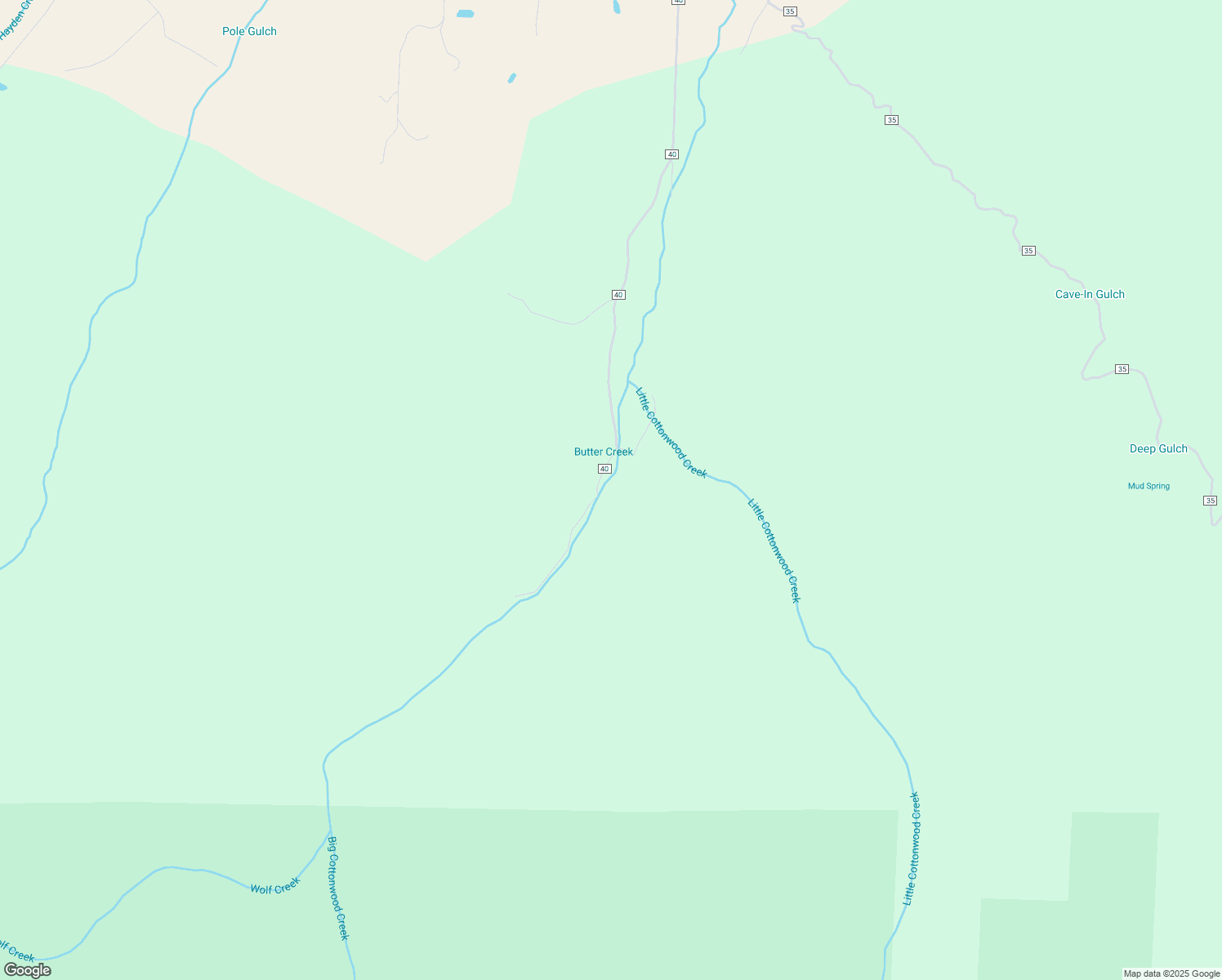 map of restaurants, bars, coffee shops, grocery stores, and more near 2020 County Road 40 in Cotopaxi