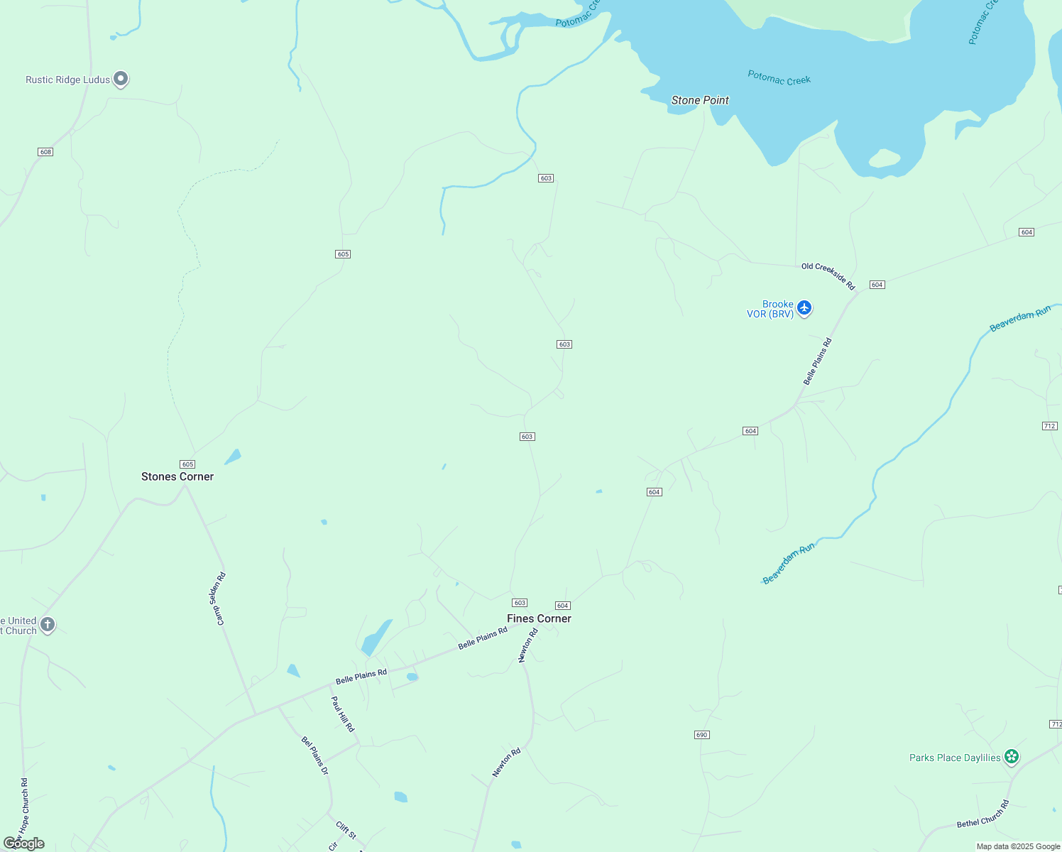 map of restaurants, bars, coffee shops, grocery stores, and more near 144 Salvington Road in Fredericksburg