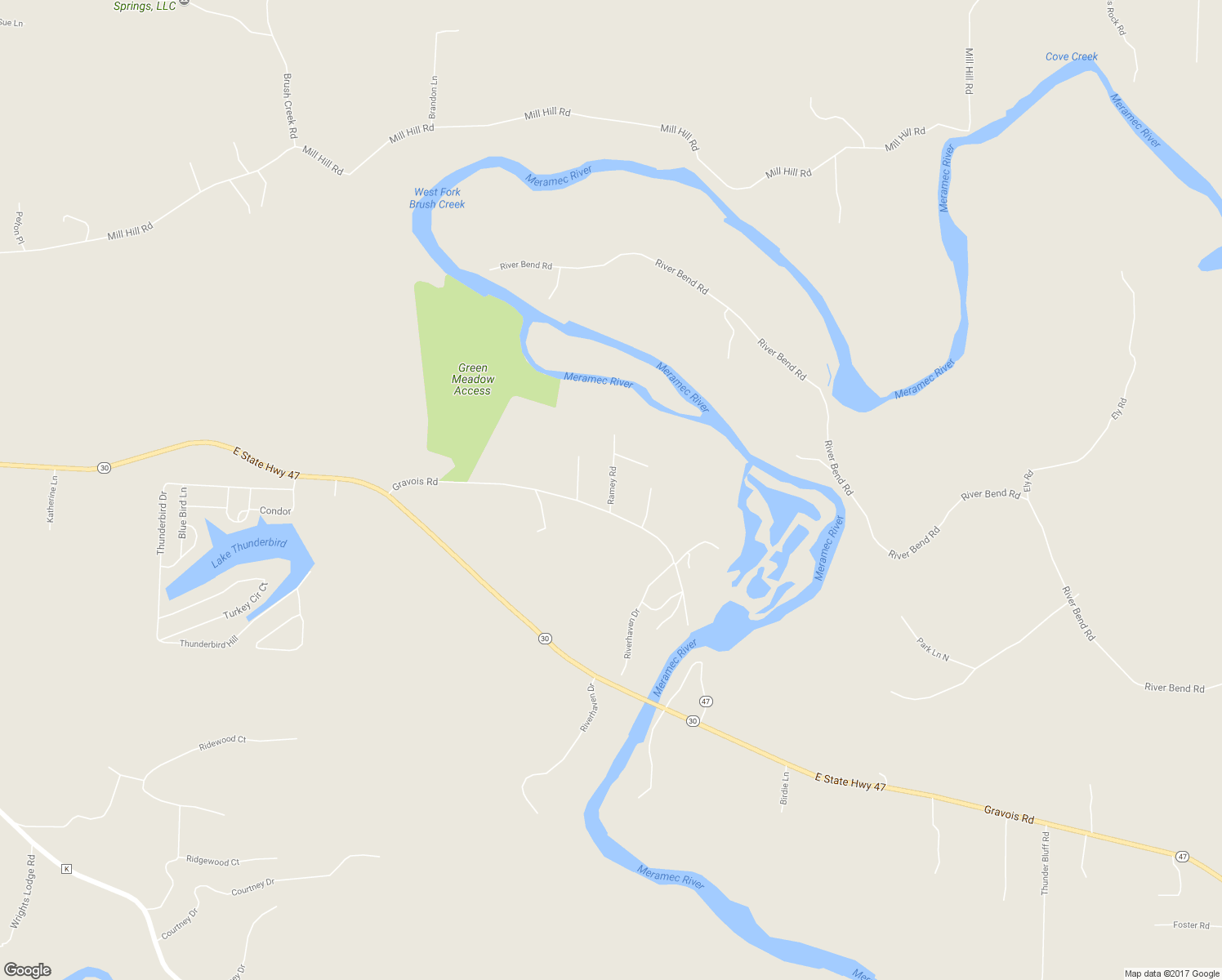 map of restaurants, bars, coffee shops, grocery stores, and more near 1460 Ramey Road in Saint Clair