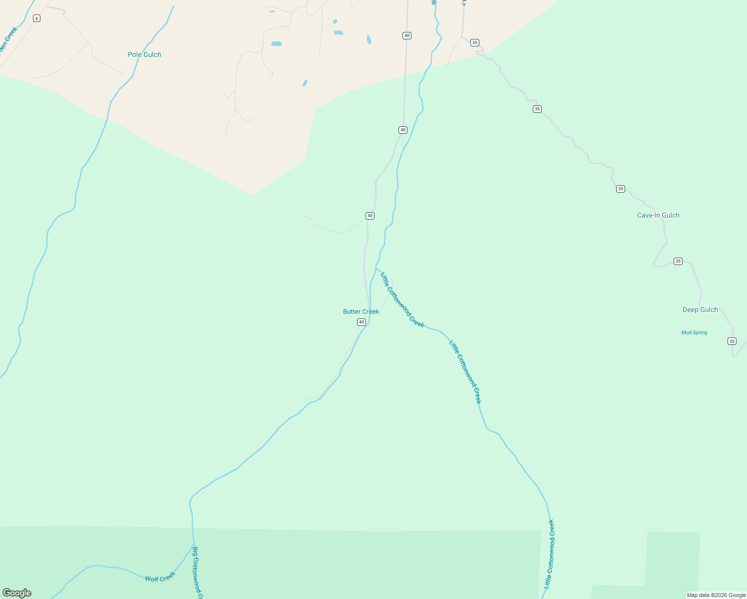 map of restaurants, bars, coffee shops, grocery stores, and more near 1750 County Road 40 in Coaldale