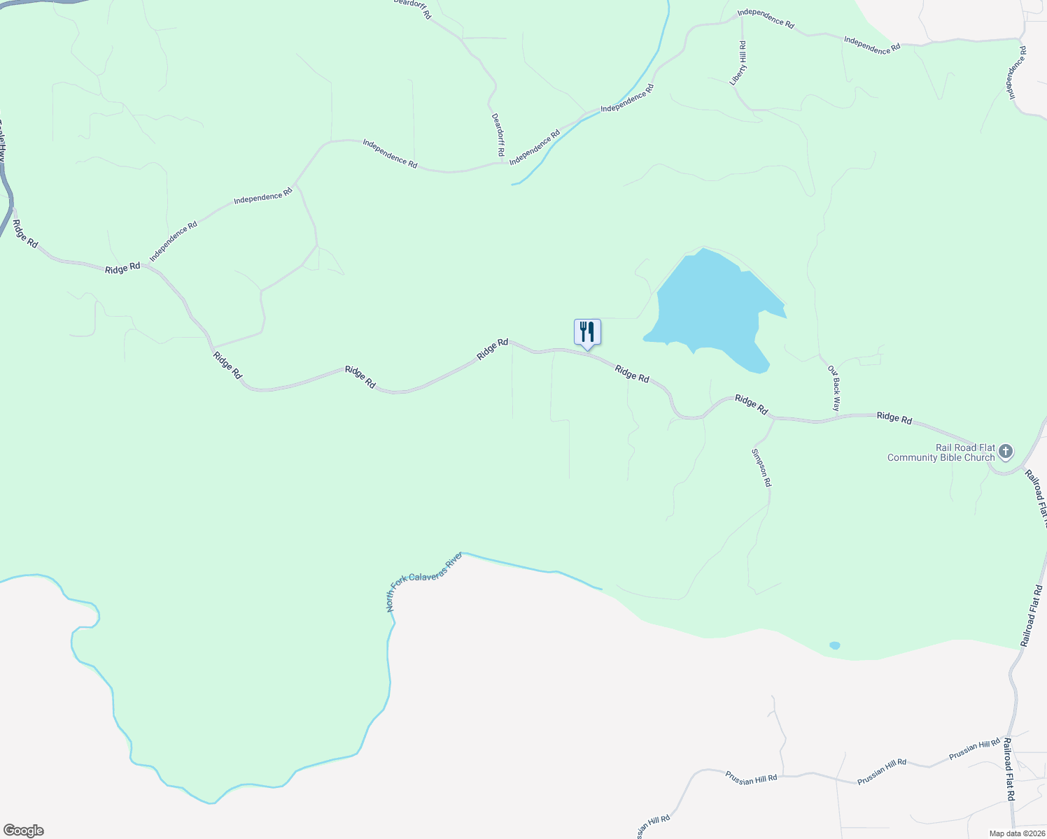 map of restaurants, bars, coffee shops, grocery stores, and more near 303 Thom Road in Rail Road Flat