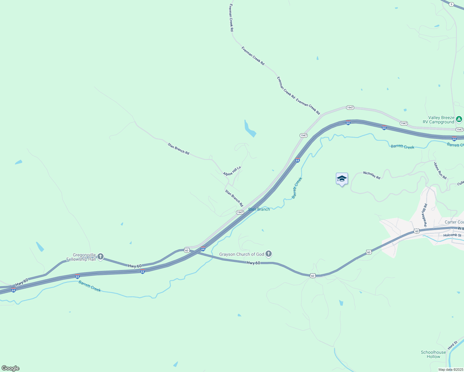 map of restaurants, bars, coffee shops, grocery stores, and more near 201 Shadowwood Drive in Grayson