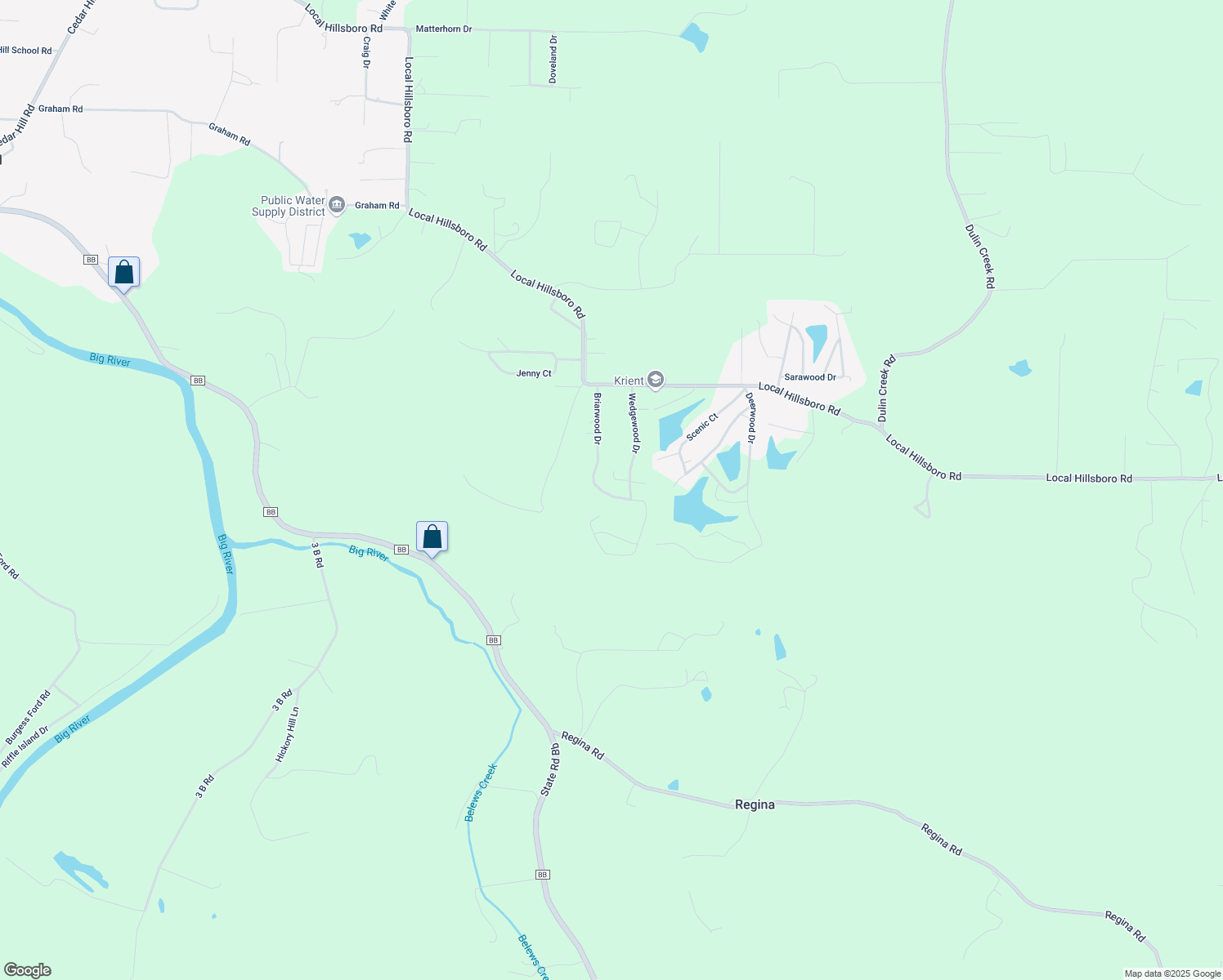 map of restaurants, bars, coffee shops, grocery stores, and more near 7408 Cedarwood Lane in Cedar Hill