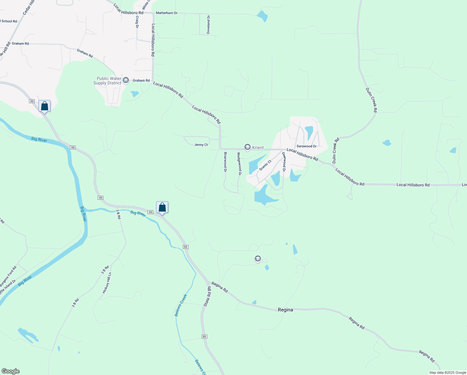 map of restaurants, bars, coffee shops, grocery stores, and more near 7408 Cedarwood Lane in Cedar Hill