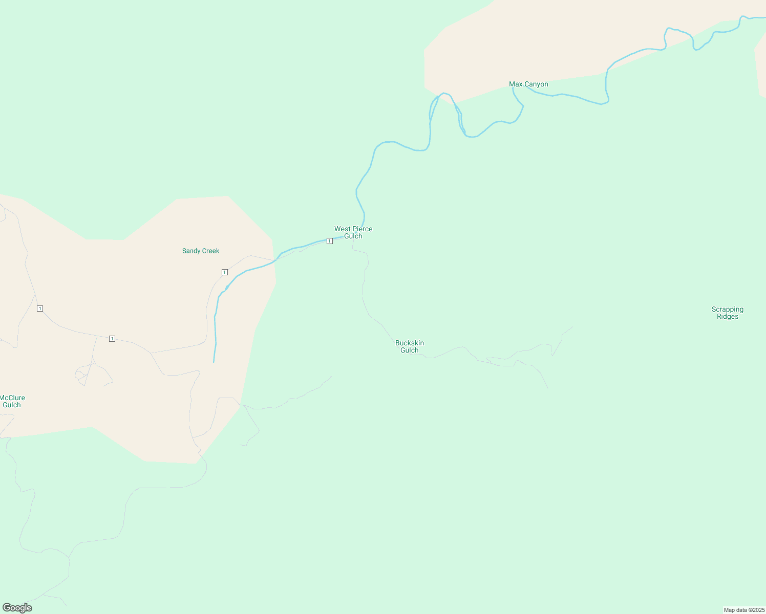 map of restaurants, bars, coffee shops, grocery stores, and more near 1617 Pierce Gulch Road in Cotopaxi
