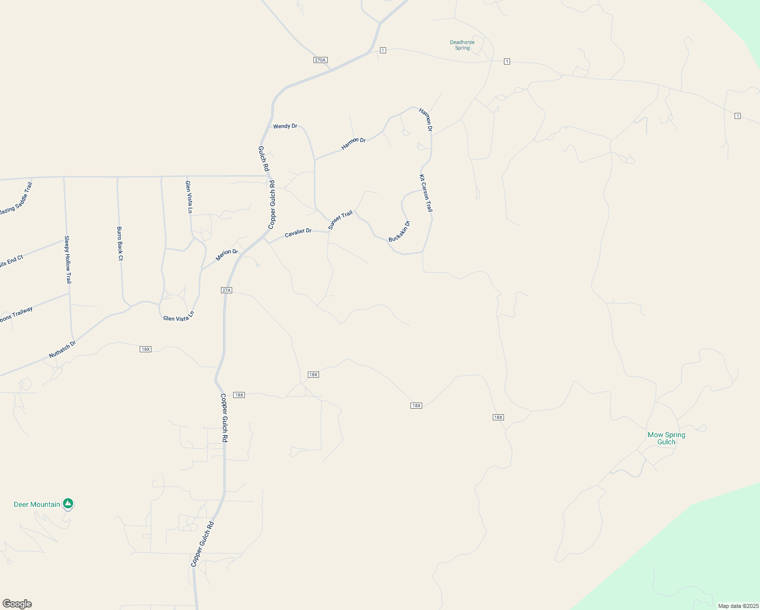 map of restaurants, bars, coffee shops, grocery stores, and more near 874 Shannon Trail in Cotopaxi