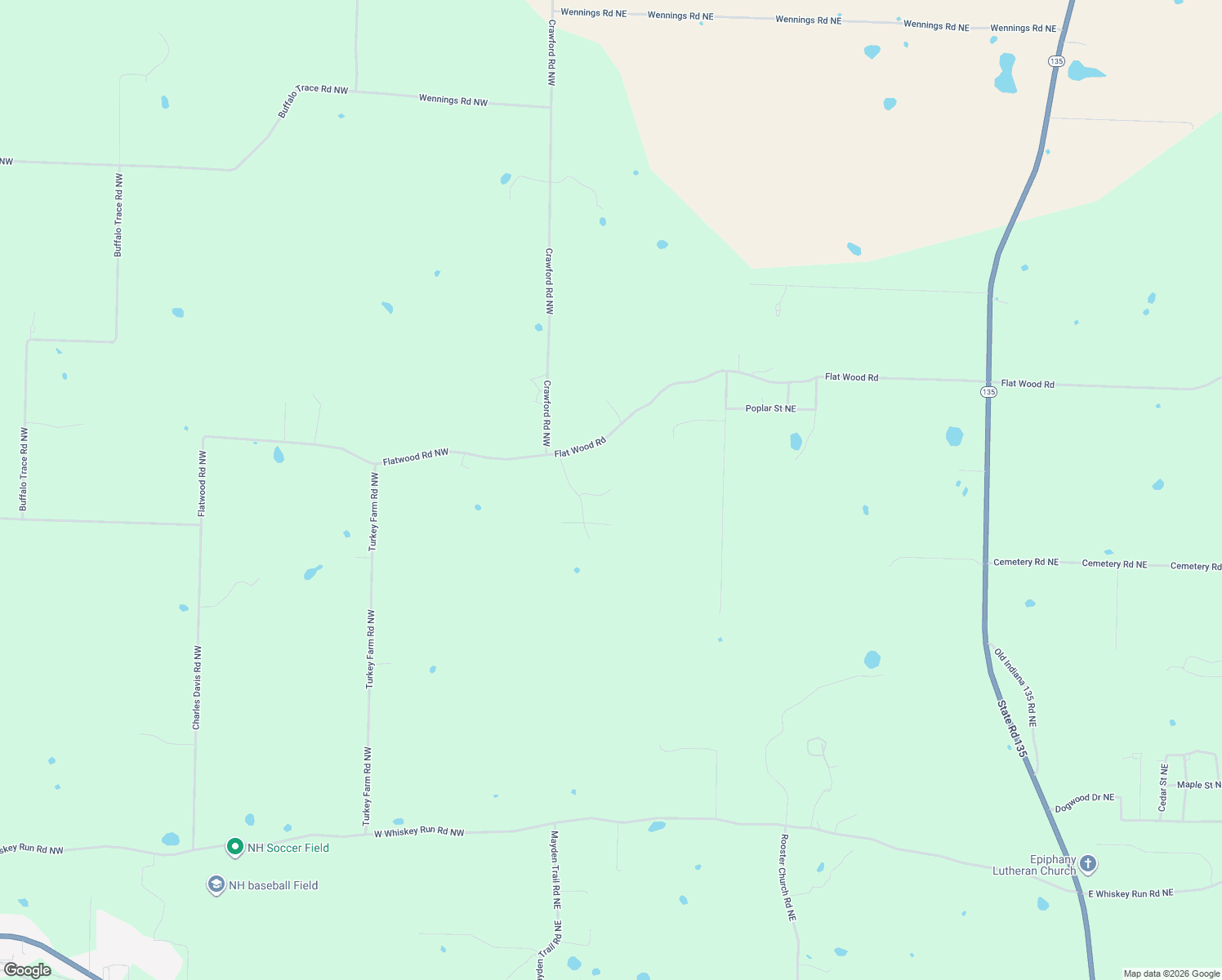 map of restaurants, bars, coffee shops, grocery stores, and more near 199 Alice Dean Court Northeast in New Salisbury