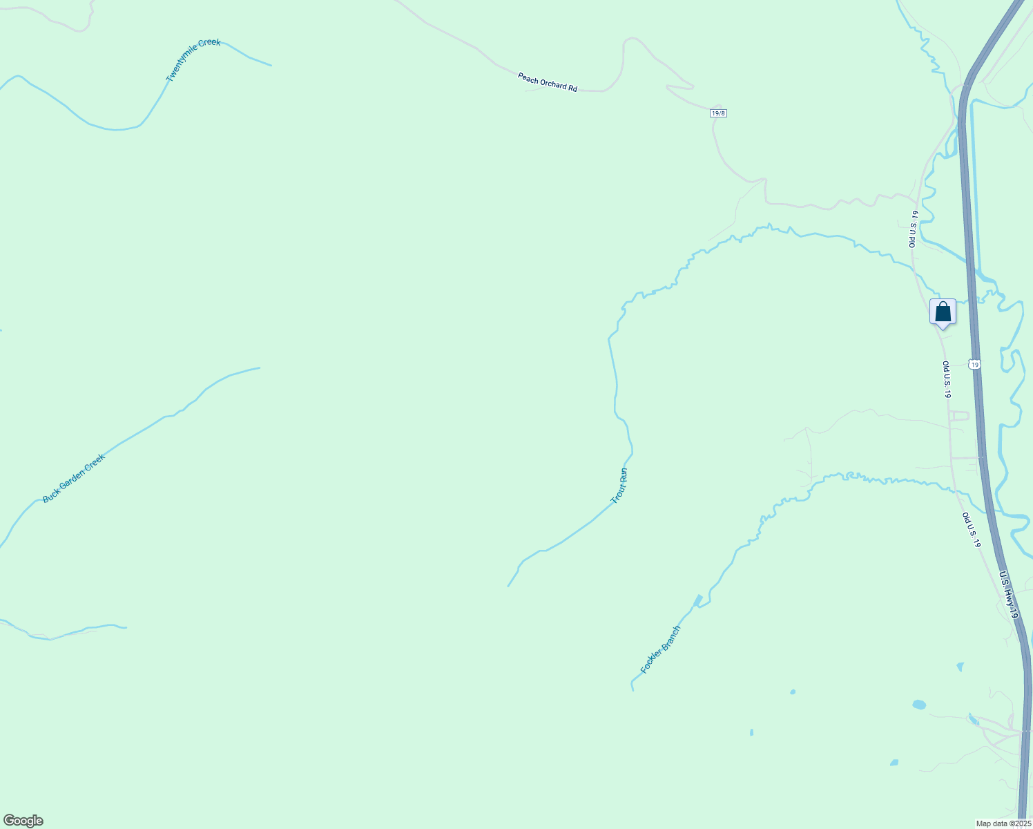 map of restaurants, bars, coffee shops, grocery stores, and more near 67 Nutter Fort Drive in Summersville