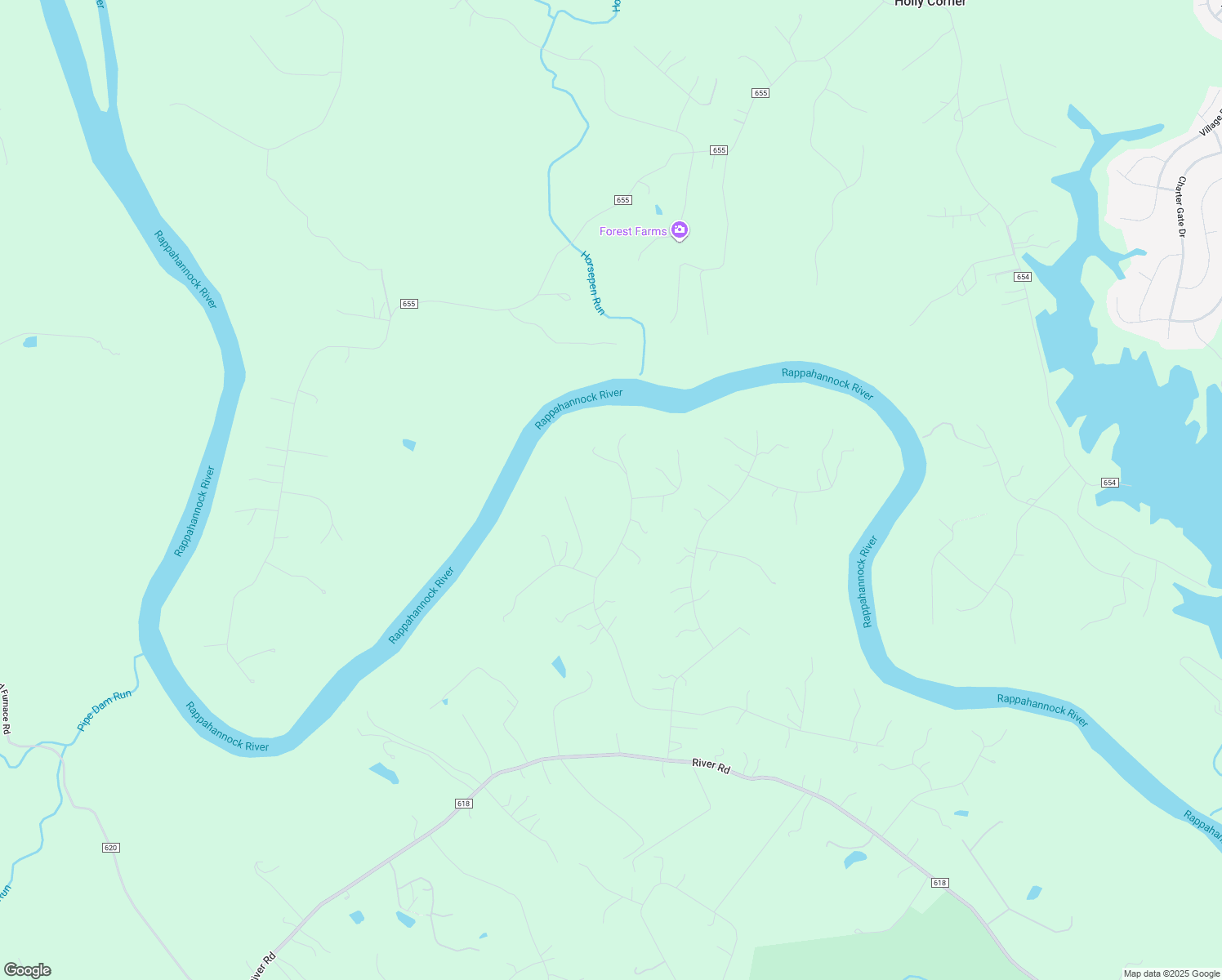 map of restaurants, bars, coffee shops, grocery stores, and more near 118 West River Bend Road in Fredericksburg