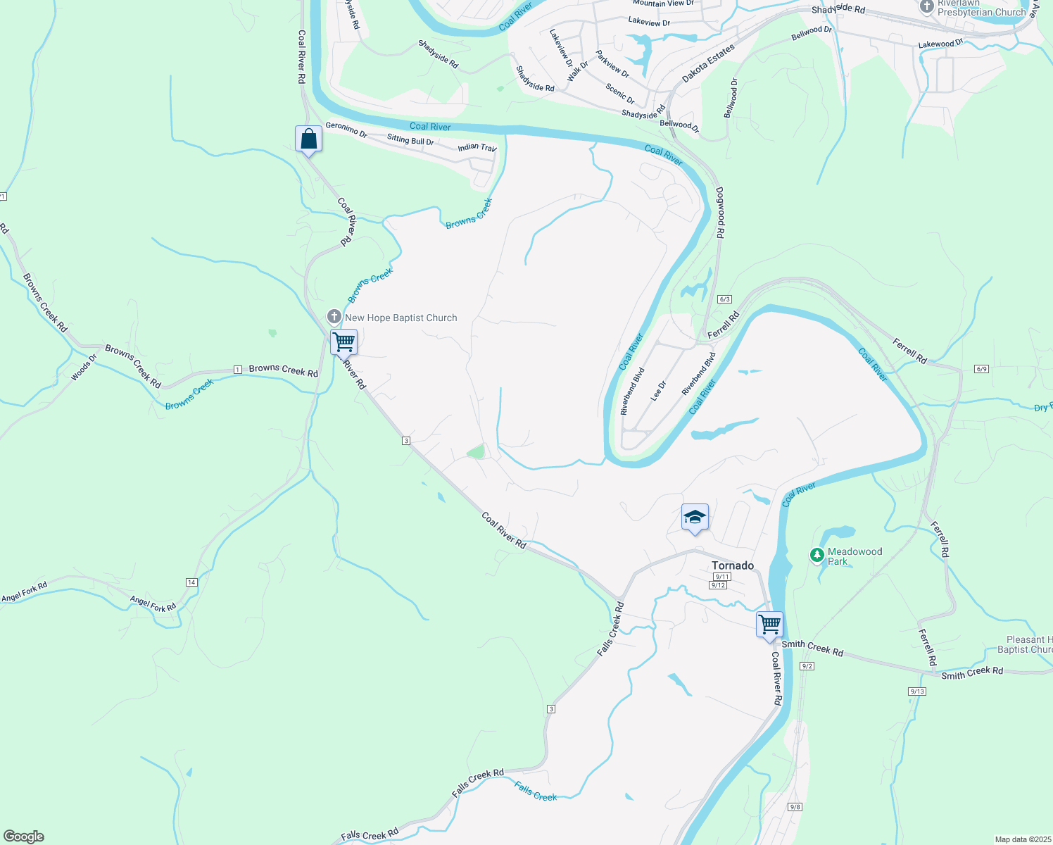 map of restaurants, bars, coffee shops, grocery stores, and more near 153 Harrah in Saint Albans