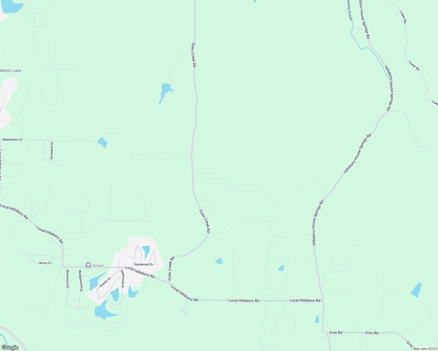 map of restaurants, bars, coffee shops, grocery stores, and more near 6889 Duckworth Lane in House Springs