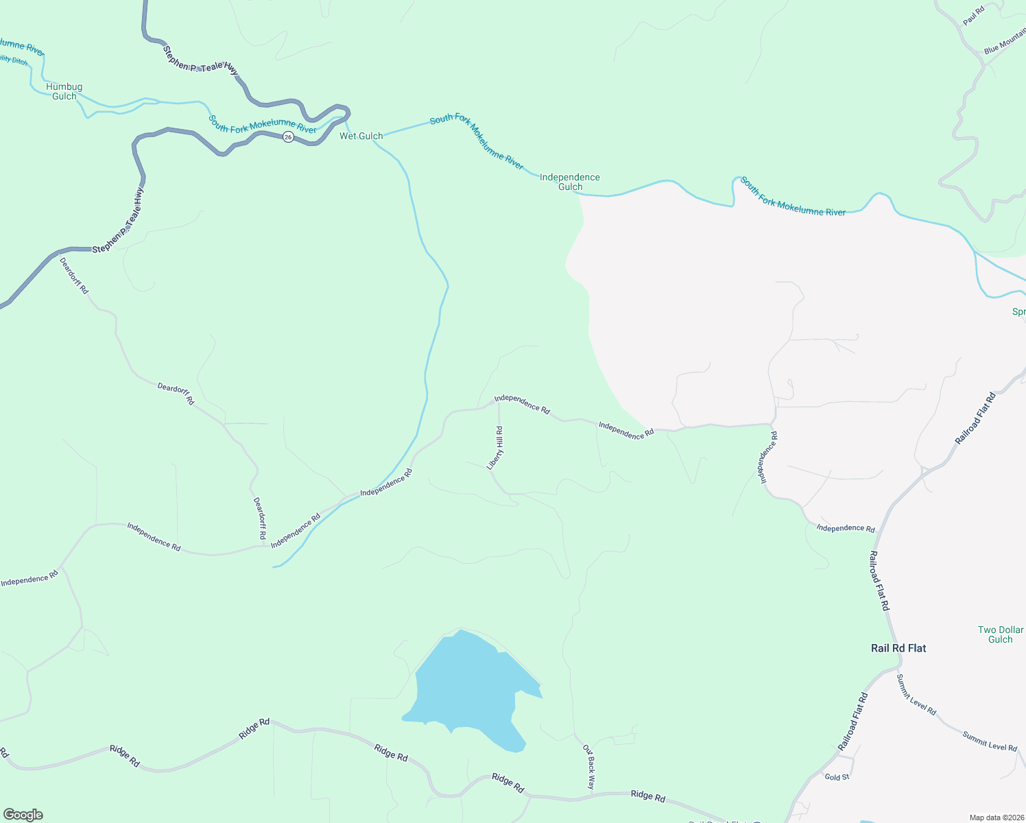 map of restaurants, bars, coffee shops, grocery stores, and more near 2601-2797 Liberty Hill Road in Mokelumne Hill
