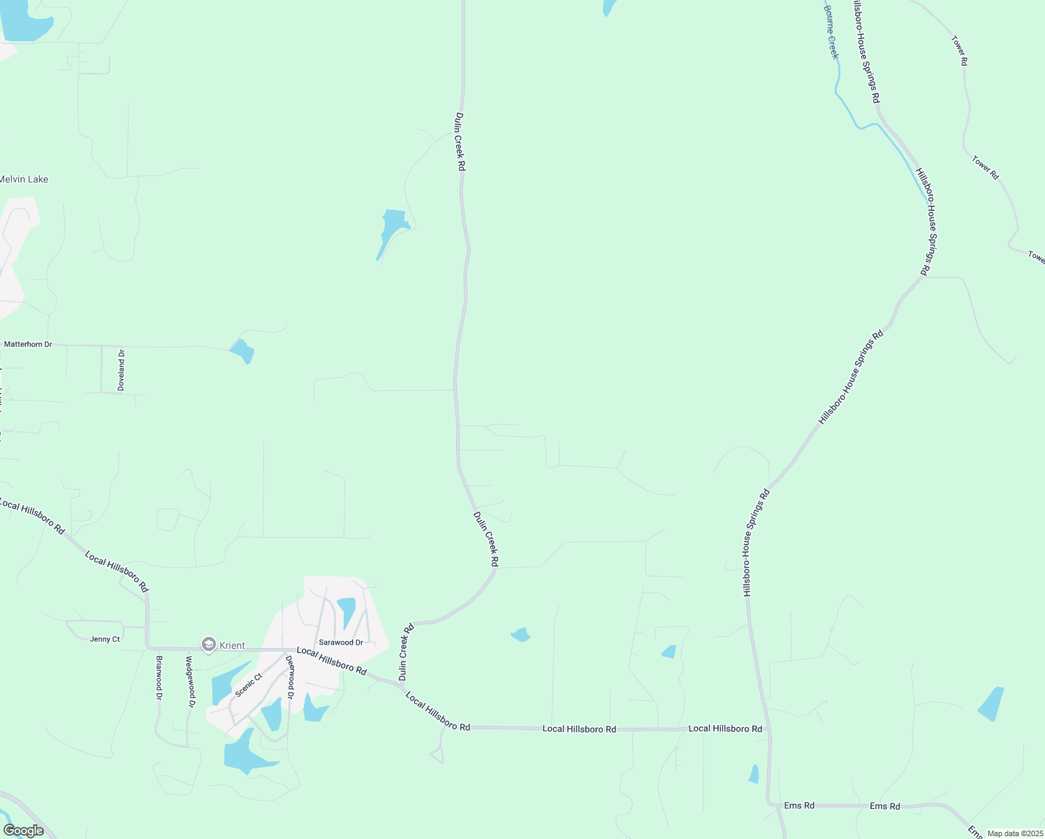 map of restaurants, bars, coffee shops, grocery stores, and more near 6889 Duckworth Lane in House Springs