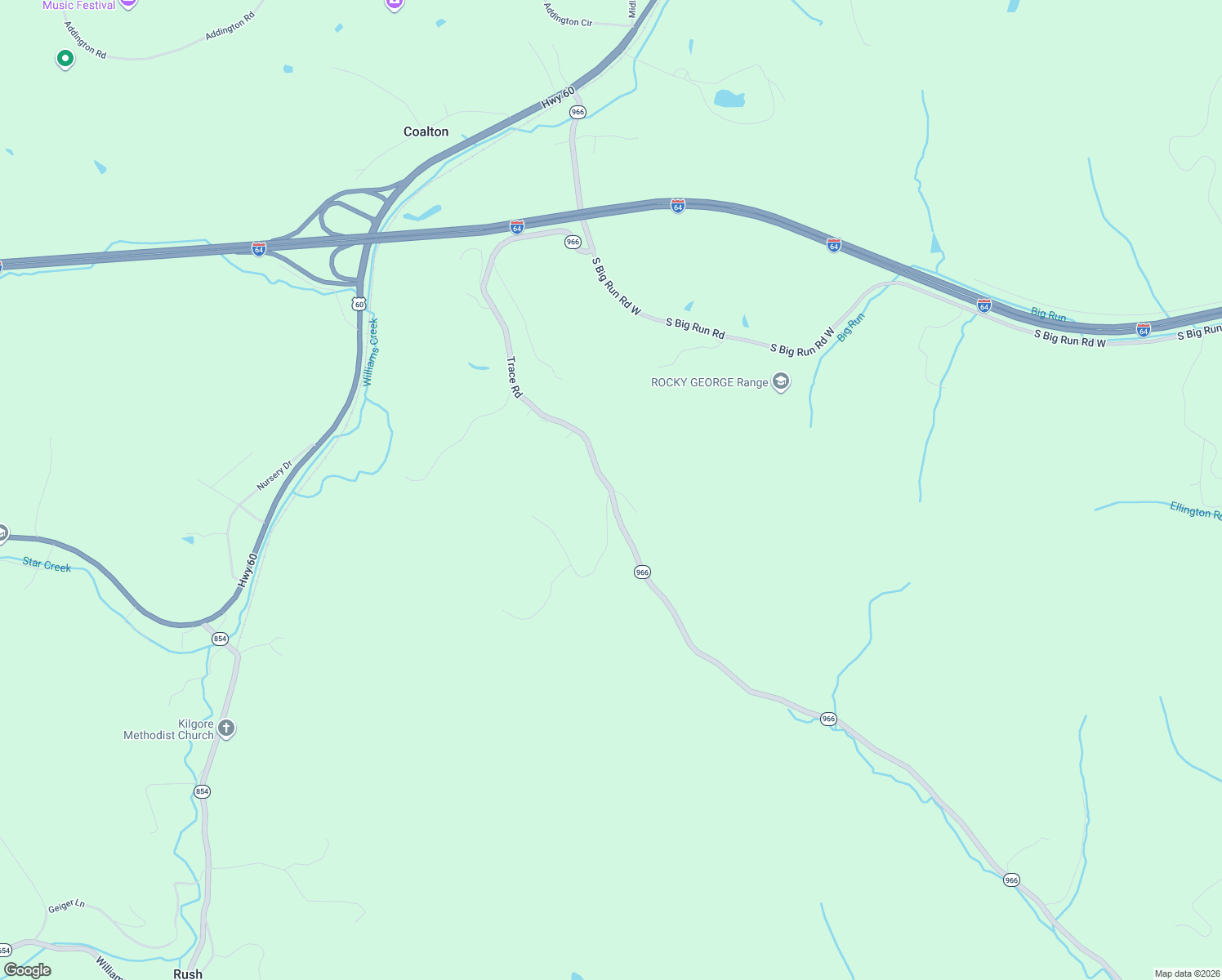 map of restaurants, bars, coffee shops, grocery stores, and more near 10000 Riva Ridge in Rush