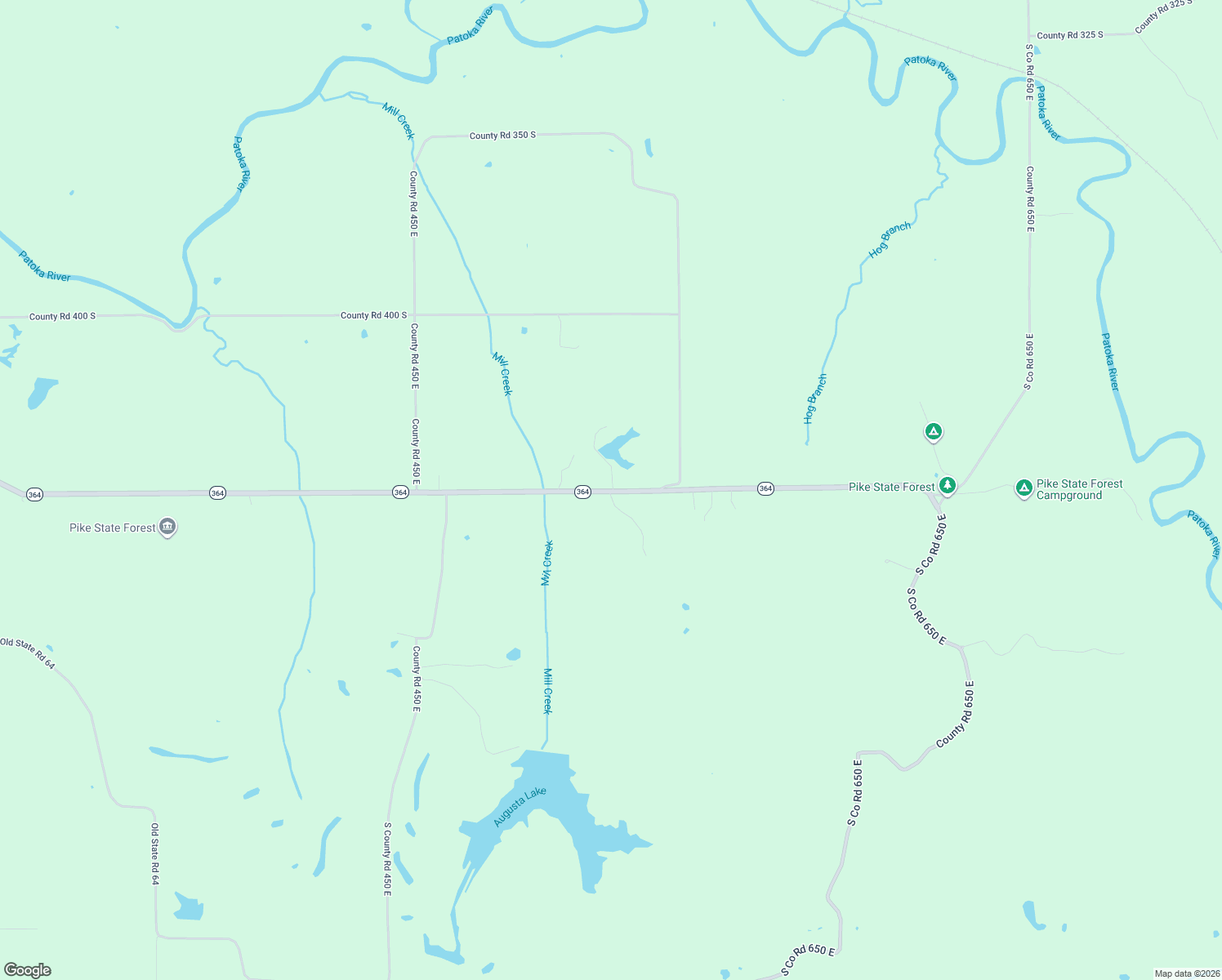 map of restaurants, bars, coffee shops, grocery stores, and more near 5325 Indiana 364 in Winslow