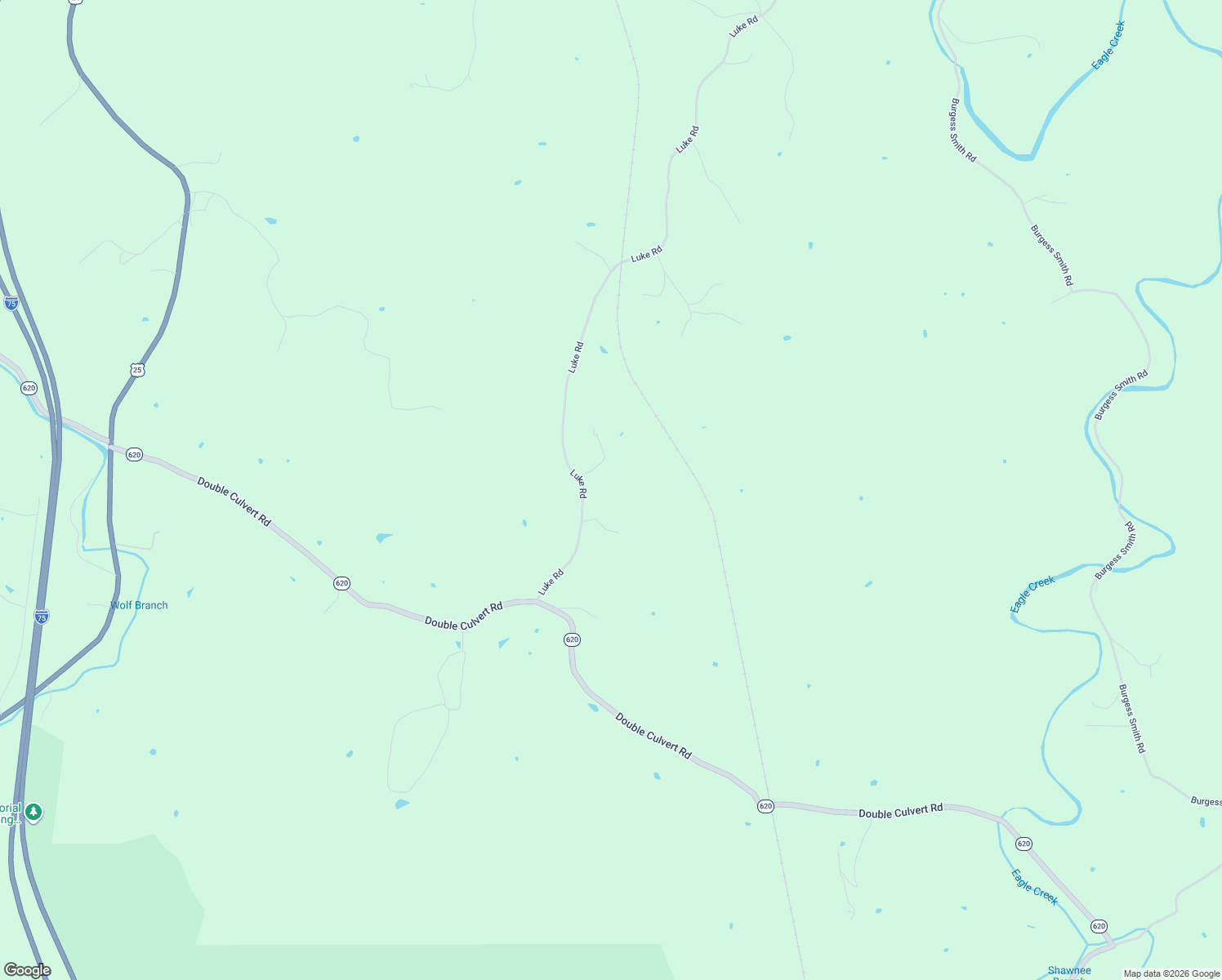 map of restaurants, bars, coffee shops, grocery stores, and more near 257 Luke Road in Sadieville