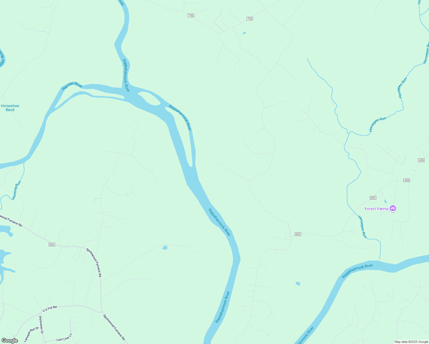 map of restaurants, bars, coffee shops, grocery stores, and more near 825 Long Meadow Drive in Fredericksburg