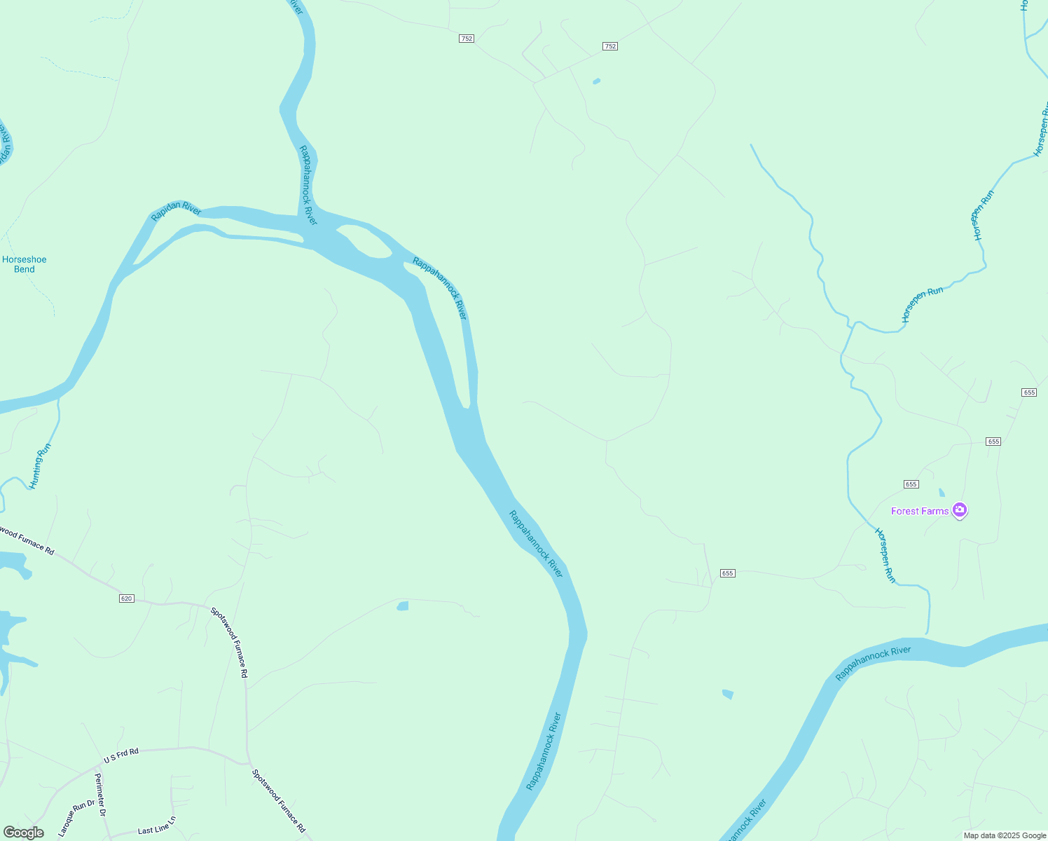 map of restaurants, bars, coffee shops, grocery stores, and more near 825 Long Meadow Drive in Fredericksburg