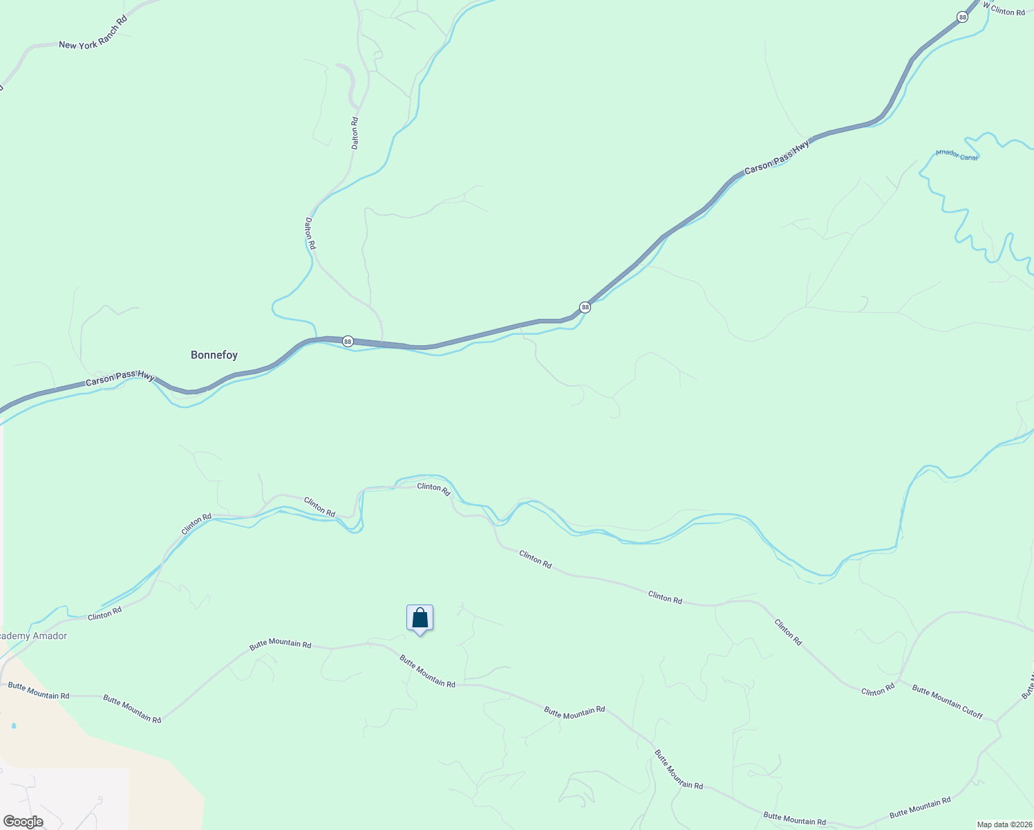 map of restaurants, bars, coffee shops, grocery stores, and more near 16450 Rossbridge Road in Jackson