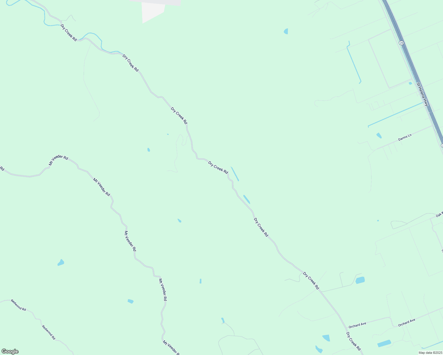 map of restaurants, bars, coffee shops, grocery stores, and more near 4509 Dry Creek Road in Napa