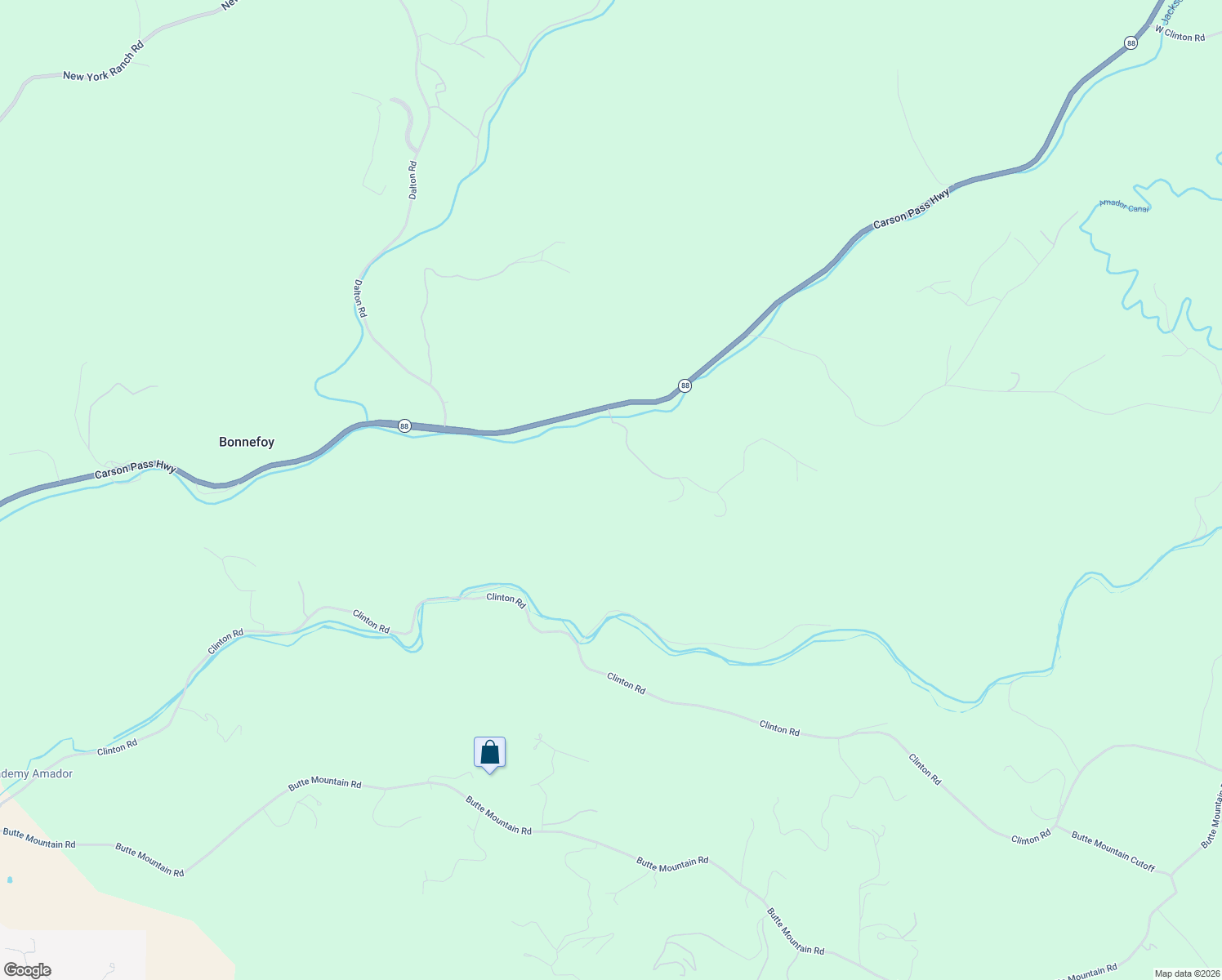 map of restaurants, bars, coffee shops, grocery stores, and more near 16450 Rossbridge Road in Jackson
