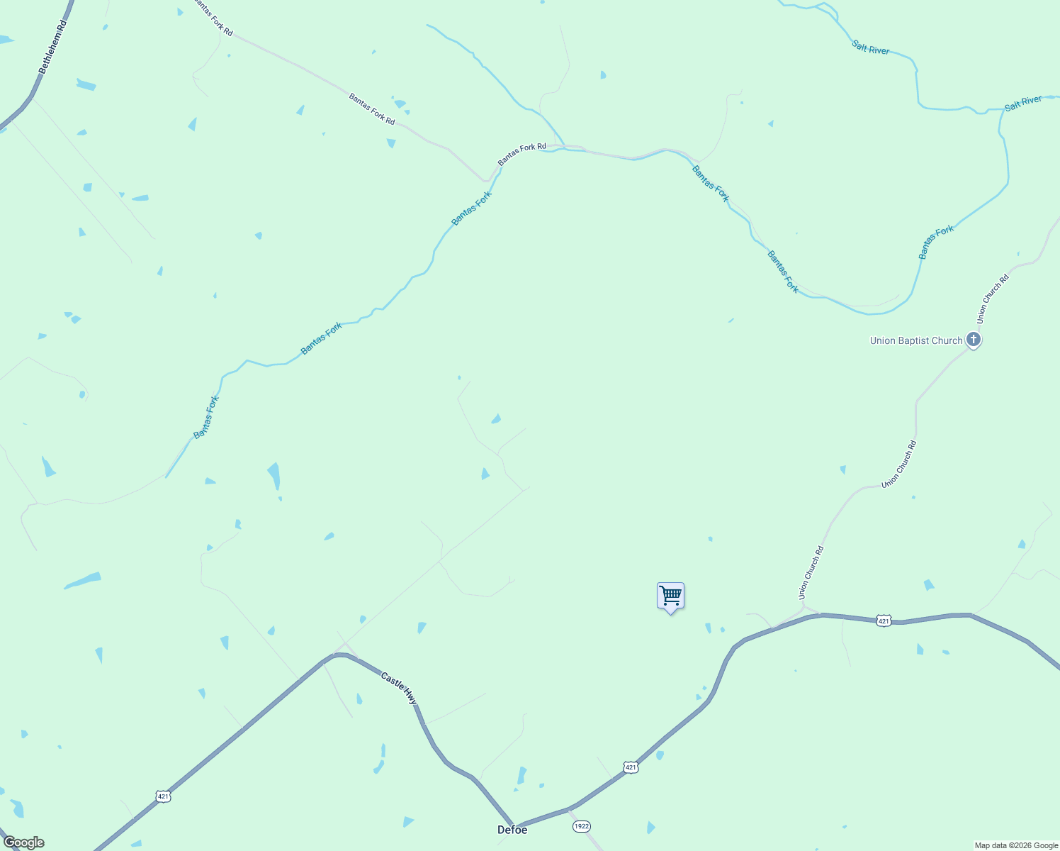 map of restaurants, bars, coffee shops, grocery stores, and more near 1000 Raisor Lane in Pleasureville