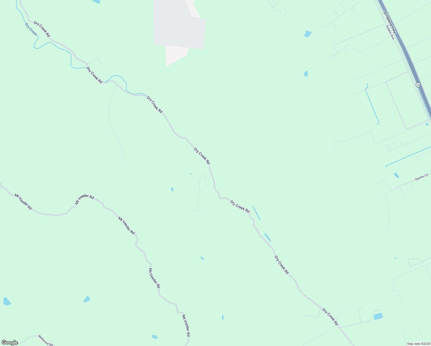 map of restaurants, bars, coffee shops, grocery stores, and more near 4598 Dry Creek Road in Napa