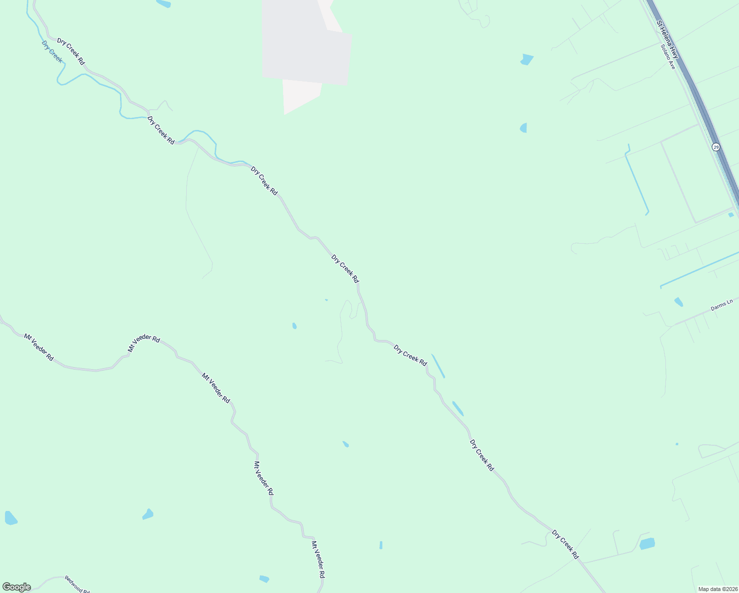 map of restaurants, bars, coffee shops, grocery stores, and more near 4598 Dry Creek Road in Napa