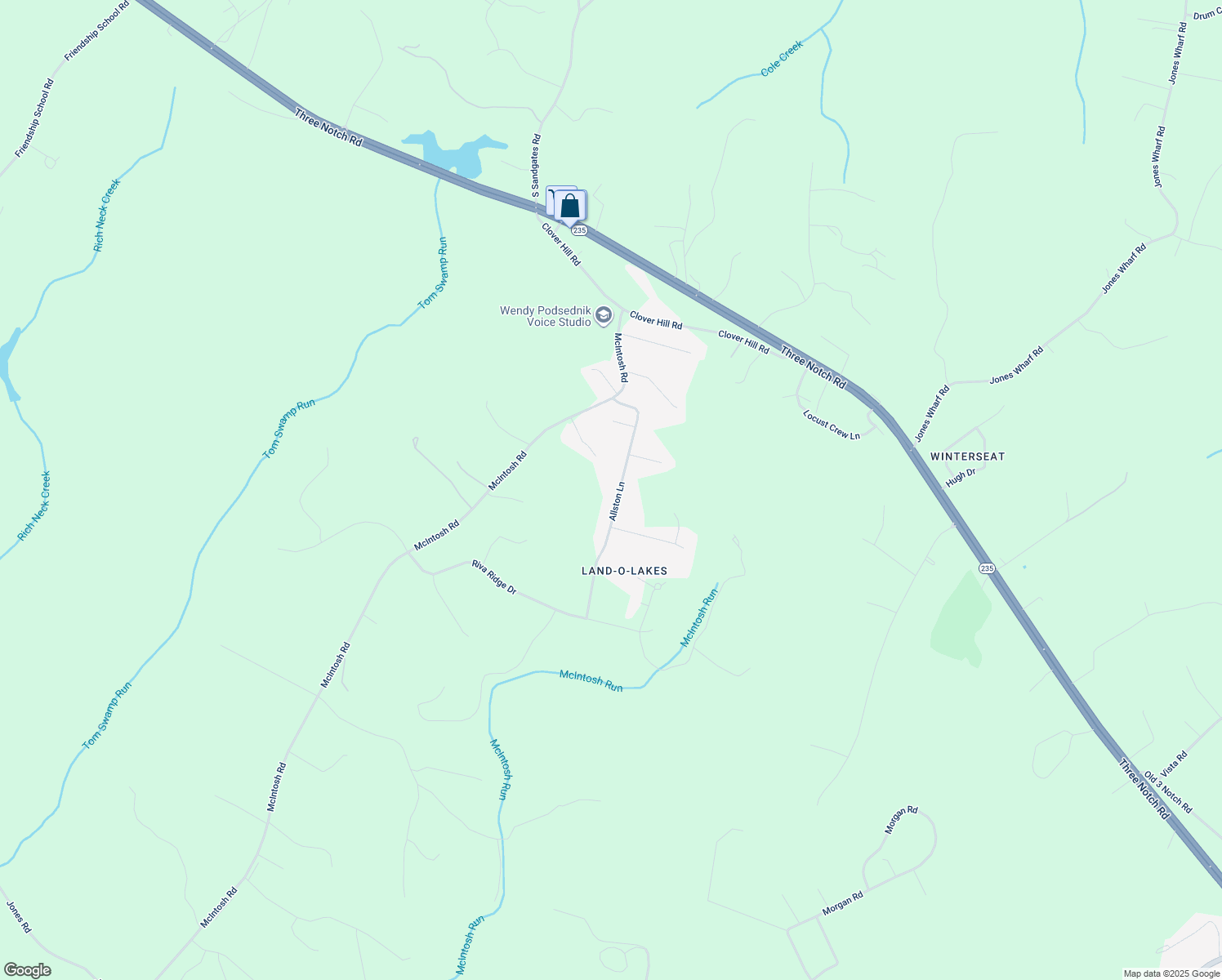 map of restaurants, bars, coffee shops, grocery stores, and more near 25371 Allston Lane in Hollywood