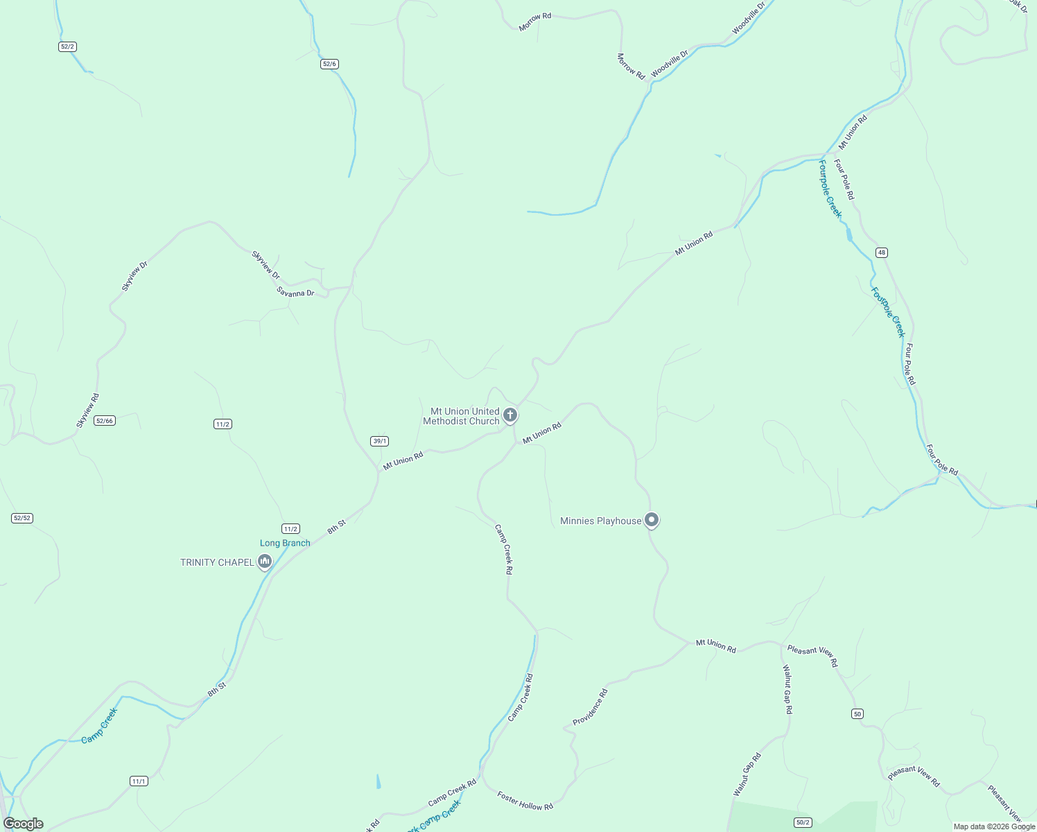 map of restaurants, bars, coffee shops, grocery stores, and more near 3949 Mt Union Rd in Huntington