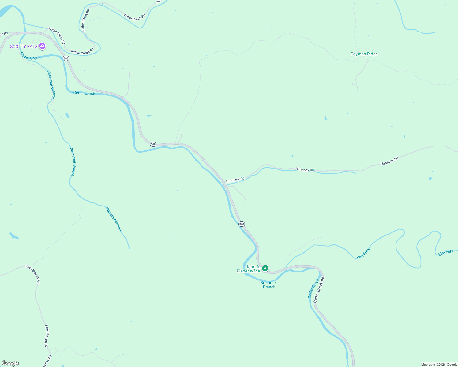 map of restaurants, bars, coffee shops, grocery stores, and more near 4798 Harmony Road in Owenton