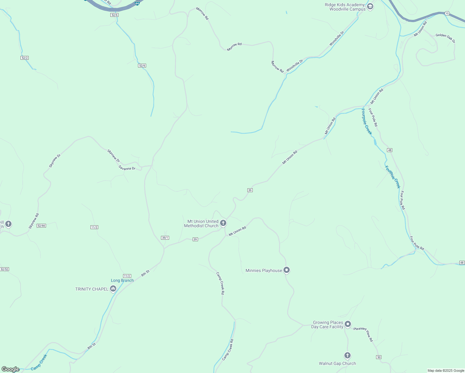 map of restaurants, bars, coffee shops, grocery stores, and more near 3707 Oakview Drive in Huntington