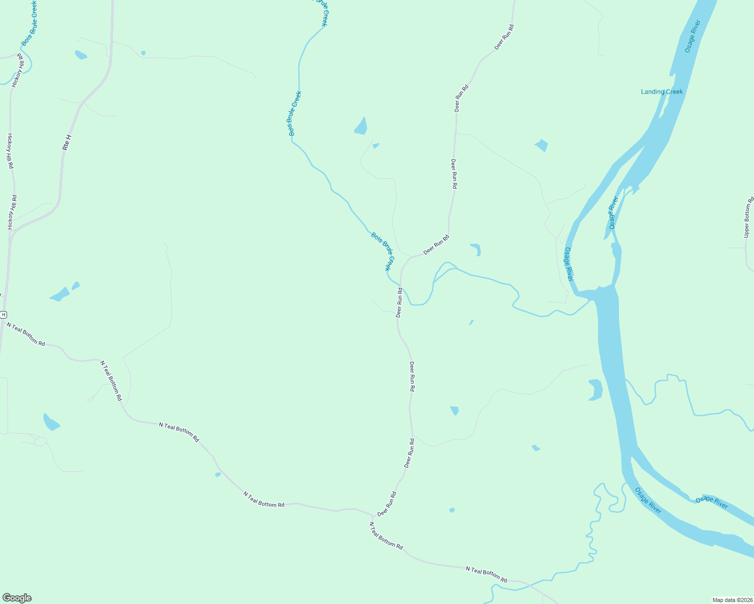 map of restaurants, bars, coffee shops, grocery stores, and more near 14616 Deer Run Road in Henley